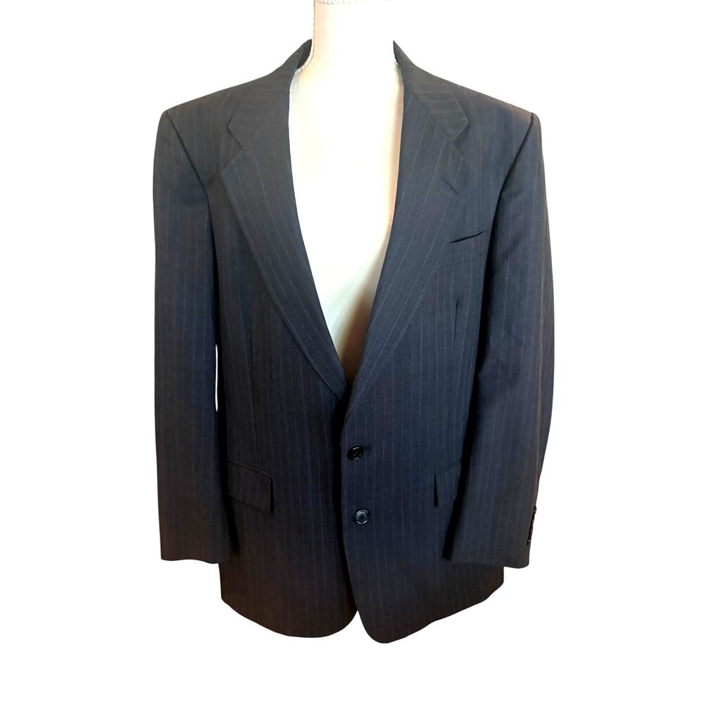 Men's Christian Dior blue pin stripe blazer